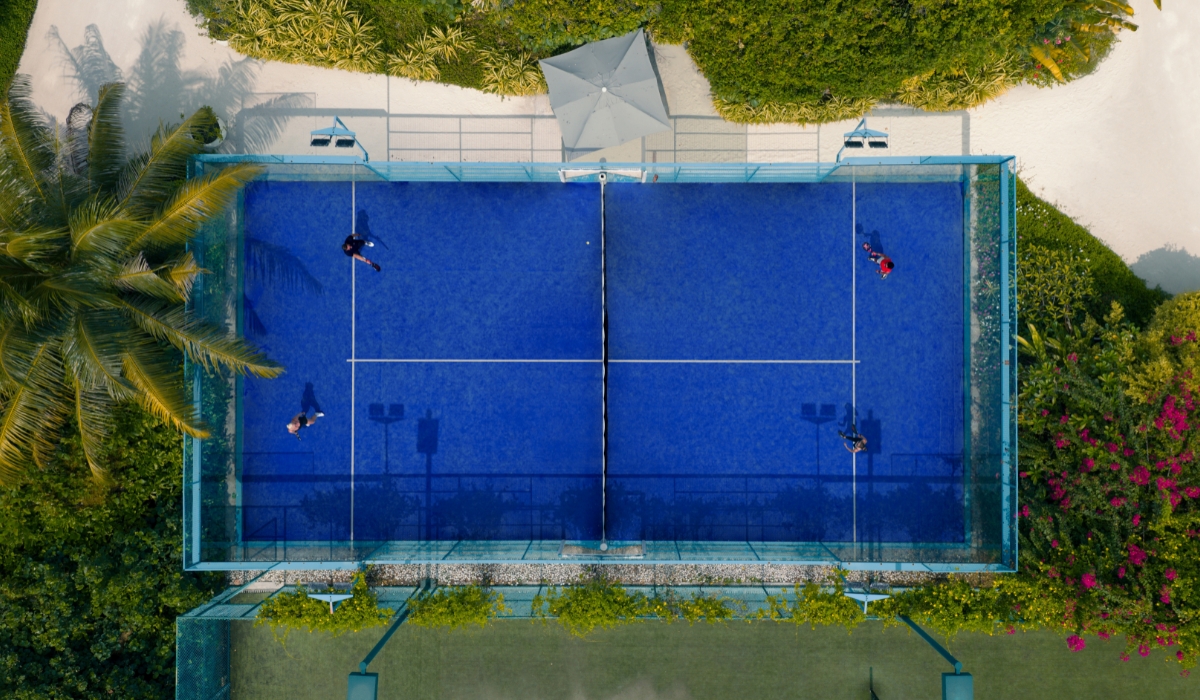 Padel tennis at Hurawalhi