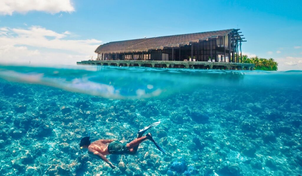 Частный остров Кудаду — снорклинг