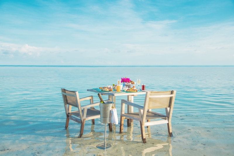 Lagoon Breakfast Experience at Komandoo Maldives